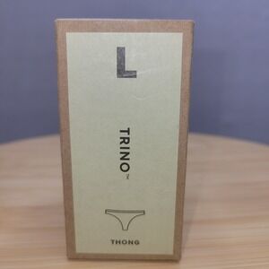 NWT Allbirds Trino Merino Wool Thong Panties Size Large Aloe Green Yellow